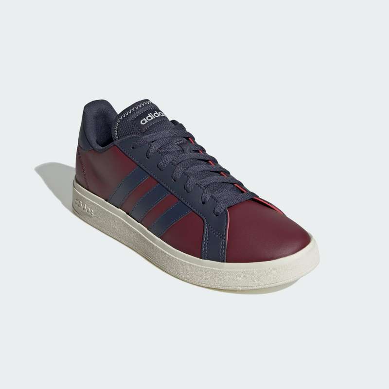 adidas Men`s Grand Court Base 2.0 Shadow Red / Shadow Navy / Off White ID4458 Size UK 11 (SA 11)