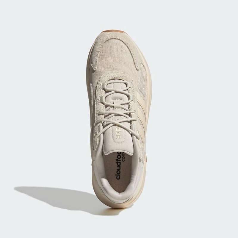 adidas Men's Ozelle Cloudfoam Alumina/ Wonder White/ Gum GX6762 Size UK 11 (SA 11)