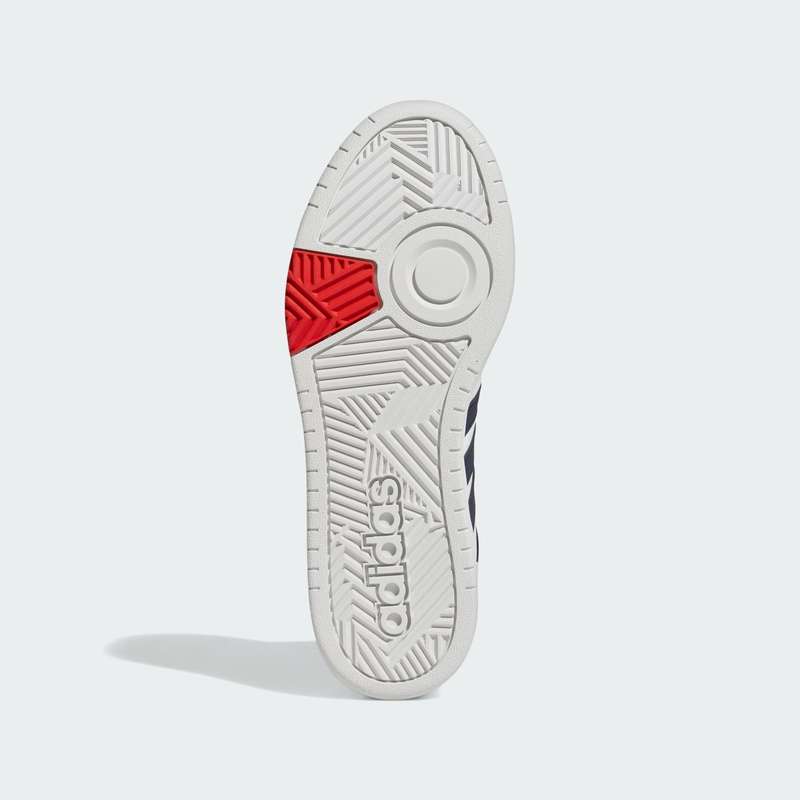 adidas Men`s Hoops 3.0 Mid Classic Vintage White/Legend Ink/Vivid Red GY5543 Size UK 8/11 (SA 8/11)