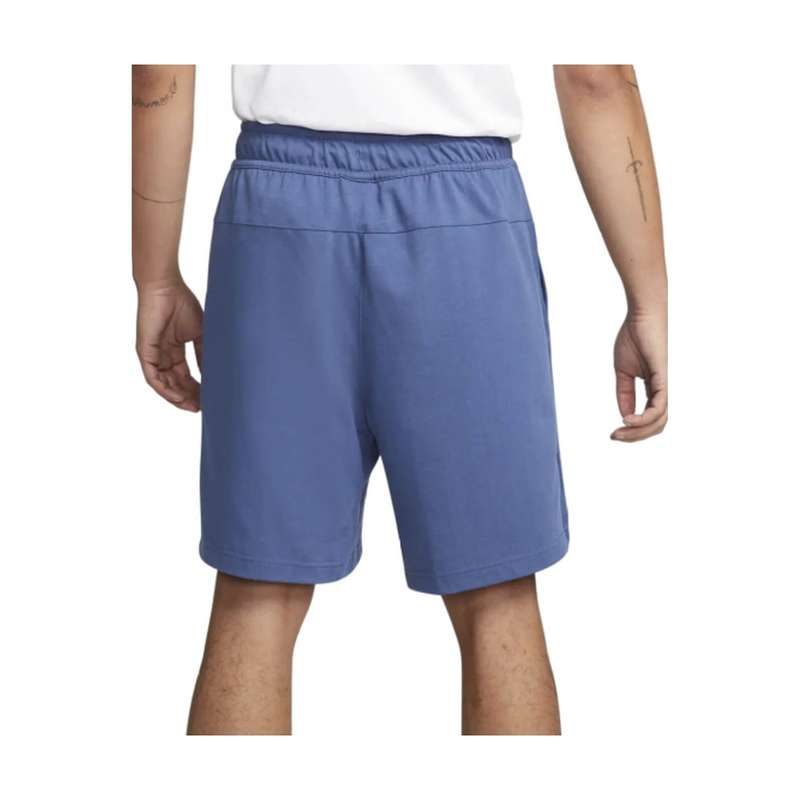 Nike Men`s Tech Fleece Essentials Shorts Zip Pocket Knee length Blue DD5301 491 Size Large