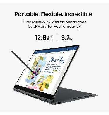 Samsung Open Box Galaxy Book Pro 5 360 Intel U7H 16Gb Touch Screen includes S Pen