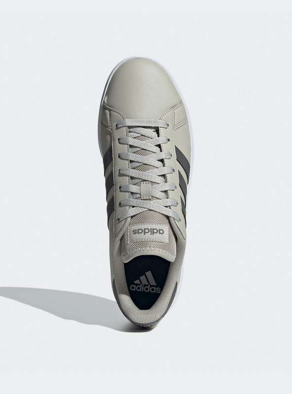 adidas Men`s Grand Court Base 2.0 Beige/ White ID3026 Size UK 10 (SA 10)