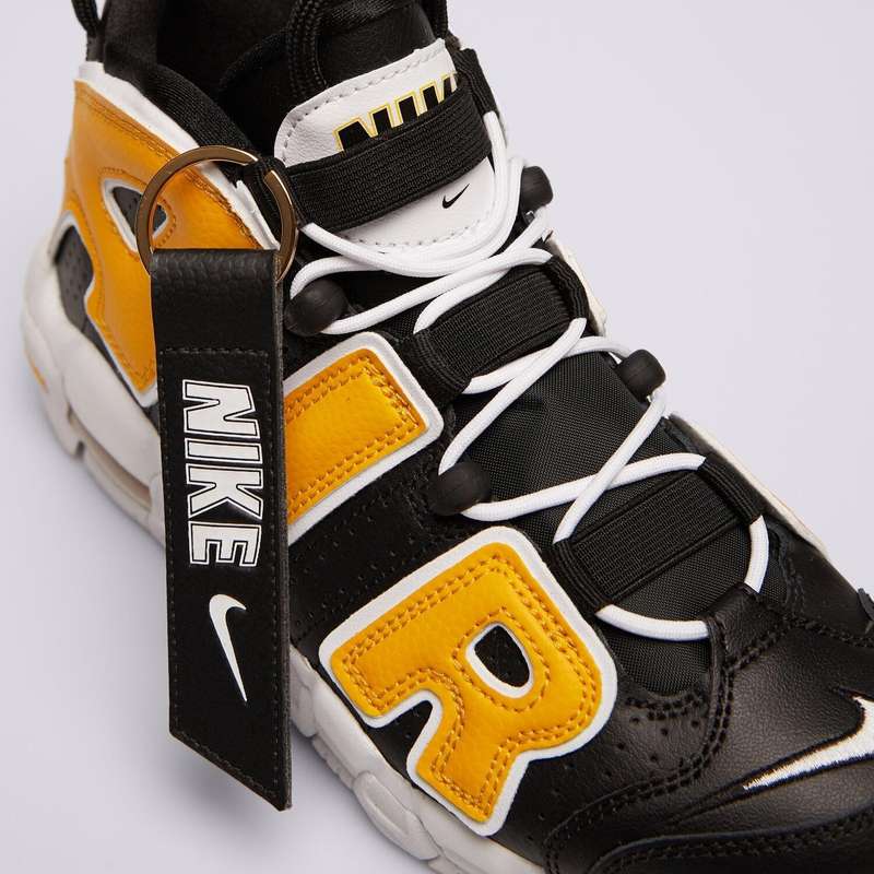 Nike AIR Kids YOUTH UNISEX MORE UPTEMPO Black/ Uni Gold FN0262 001 Size UK 6 (SA 6)