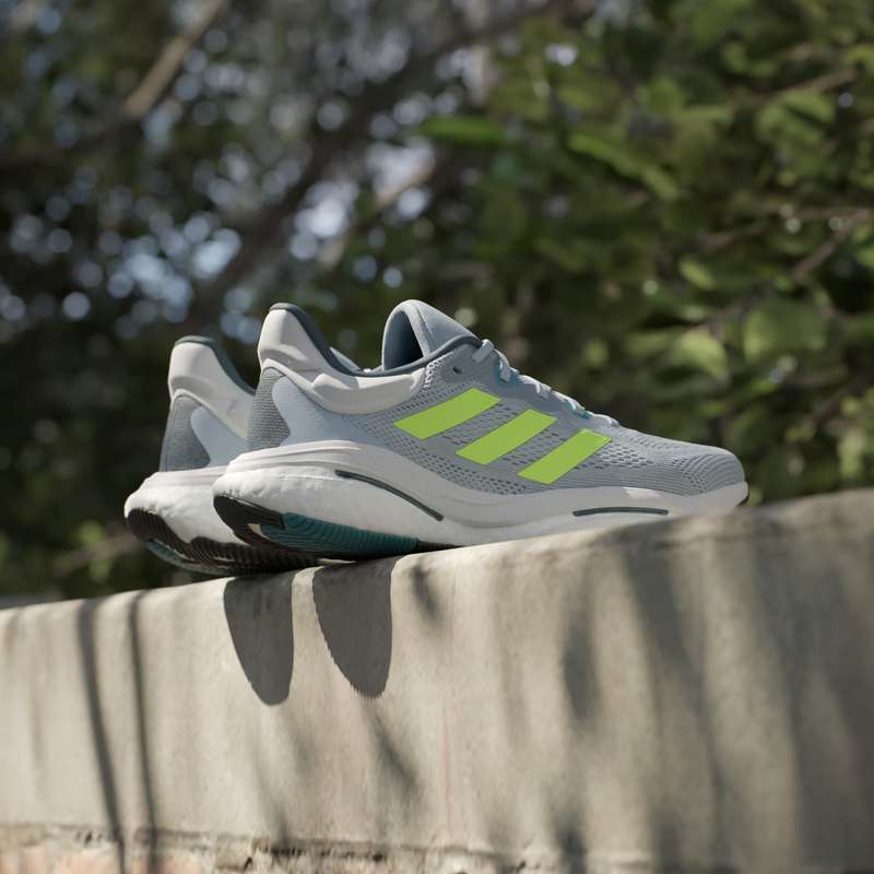 adidas Men`s SOLARGLIDE 6 Wonder Blue/ Lucid Lemon/ Arctic Night IE6799 Size UK 9 (SA 9)