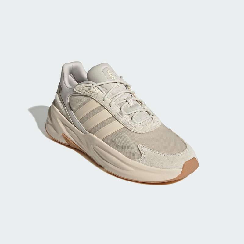 adidas Men's Ozelle Cloudfoam Alumina/ Wonder White/ Gum GX6762 Size UK 11 (SA 11)