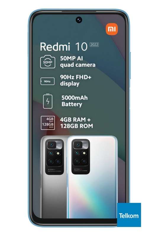Xiaomi Redmi 10 2022 Dual Sim 128GB - sea blue