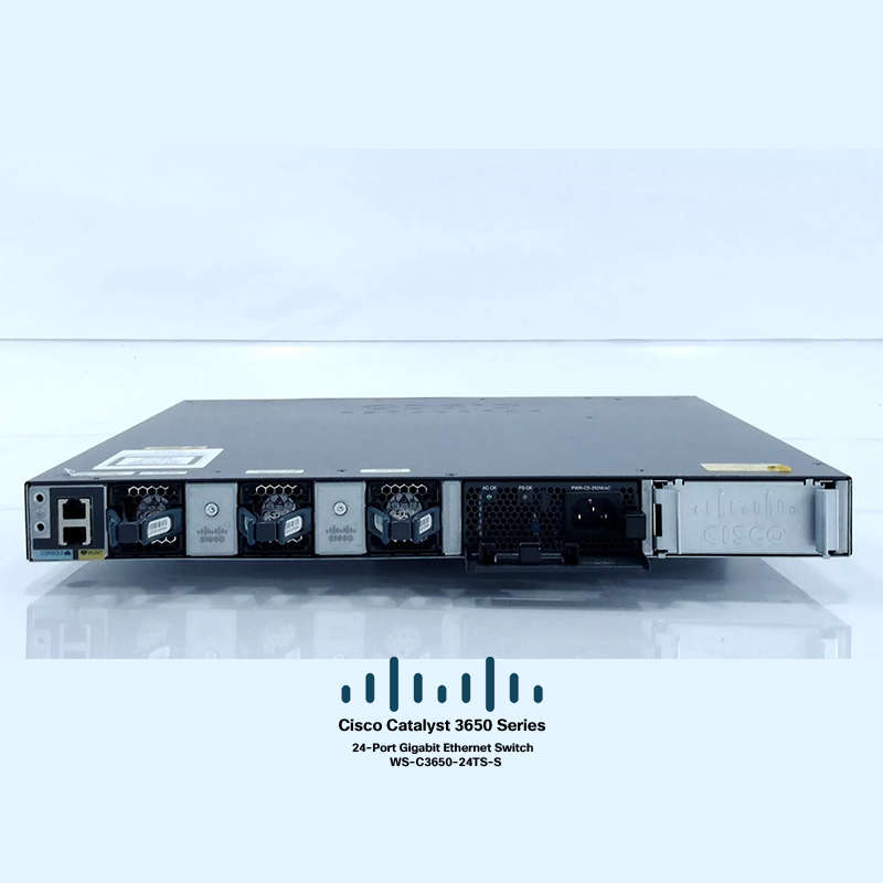Cisco Catalyst 3650 (WS-C3650-24TS-S) Switch - 24 GigE,  Layer 2 - 3,  4x1G Uplinks, IP Base
