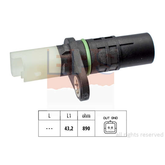 Nissan Opel Crankshaft Position Sensor 8200668500 2373100Q0D 4433781