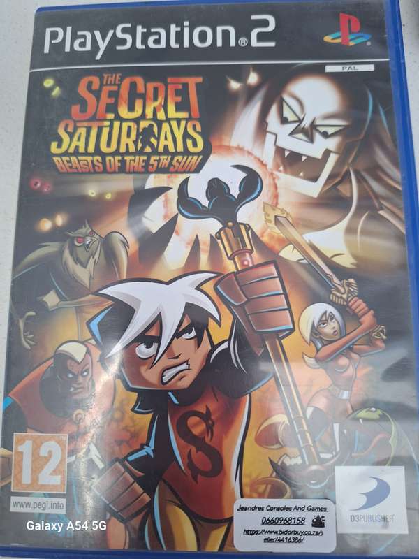 The Secret Saturdays Beasts of the 5th Sun (PS2) - NEXT BUSINESS DAY SHIPPING!