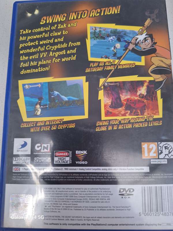 The Secret Saturdays Beasts of the 5th Sun (PS2) - NEXT BUSINESS DAY SHIPPING!
