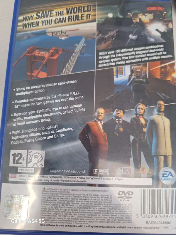 GoldenEye : Rogue Agent (PS2) - NEXT BUSINESS DAY SHIPPING!