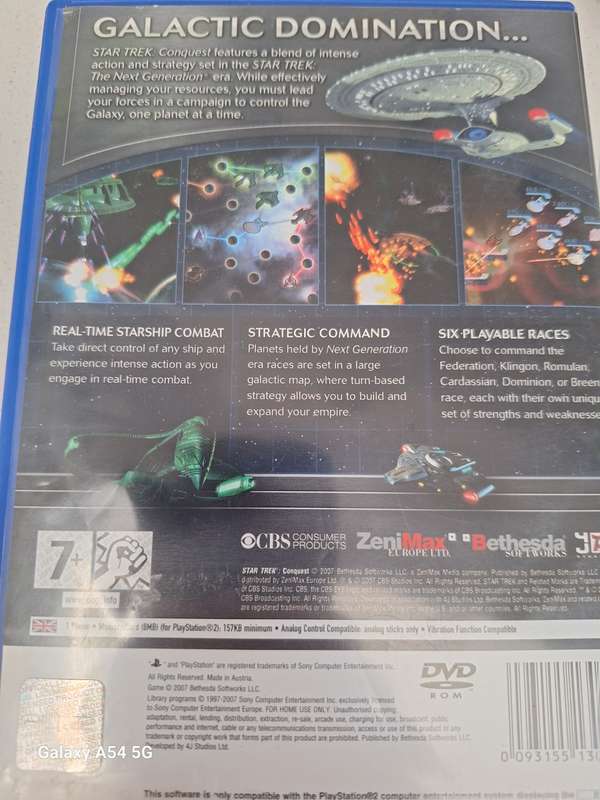 STAR TREK Conquest (PS2) - NEXT BUSINESS DAY SHIPPING!
