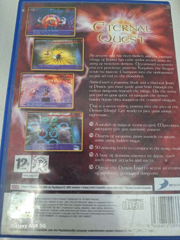 Eternal Quest (PS2) - NEXT BUSINESS DAY SHIPPING!
