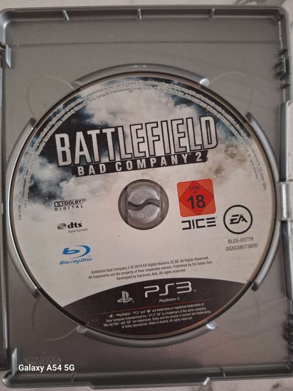 Battlefield Bad Company 2 - Disc only (PS3) - NEXT BUSINESS DAY SHIPPING!