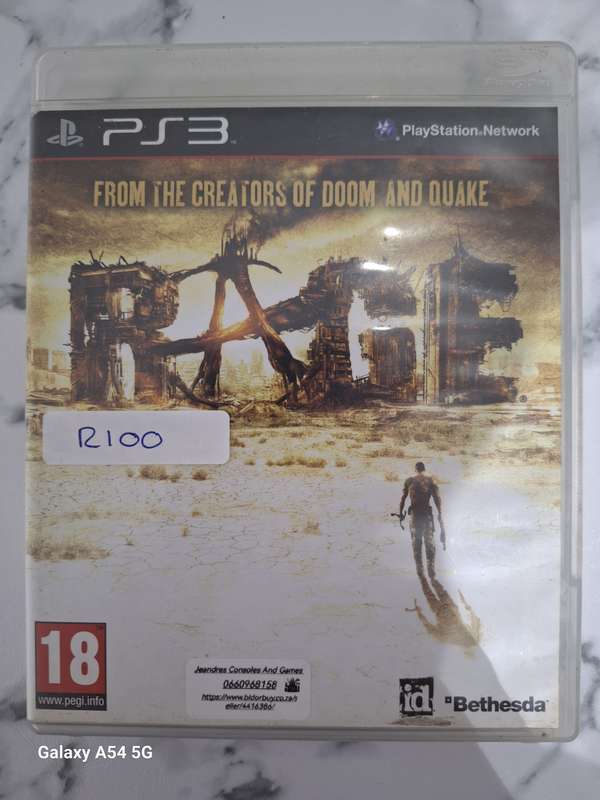 RAGE (PS3) - NEXT BUSINESS DAY SHIPPING!