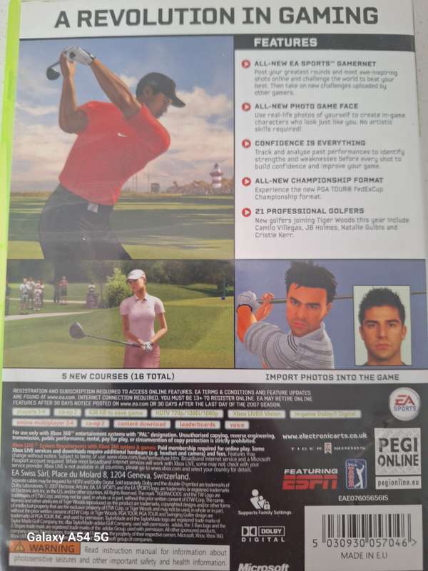- CLEARANCE SALE! -  EA Sports Tiger Woods PGA TOUR 08 (XBOX 360) - NEXT BUSINESS DAY SHIPPING!