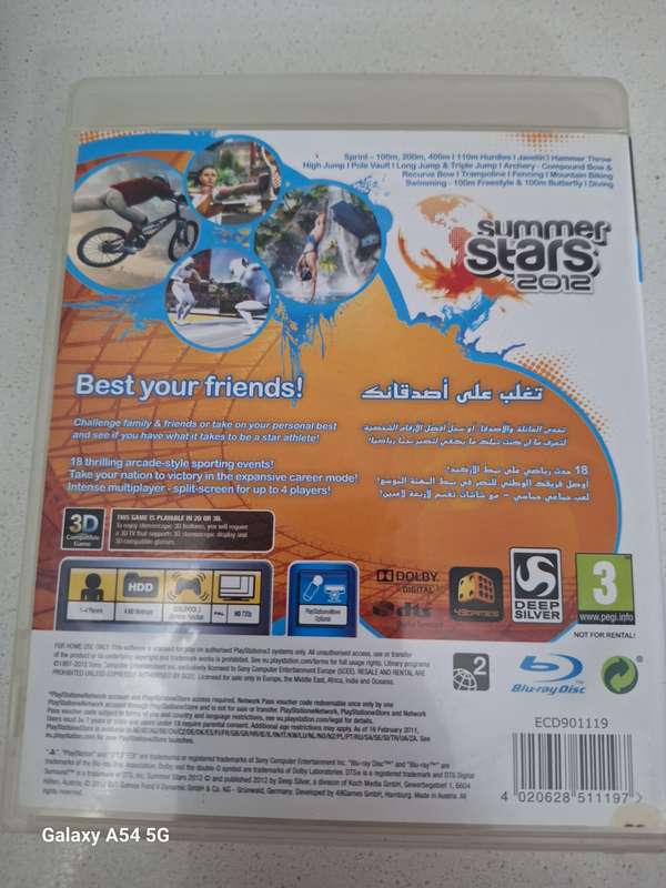 Summer Stars 2012 (PS3) - NEXT BUSINESS DAY SHIPPING!