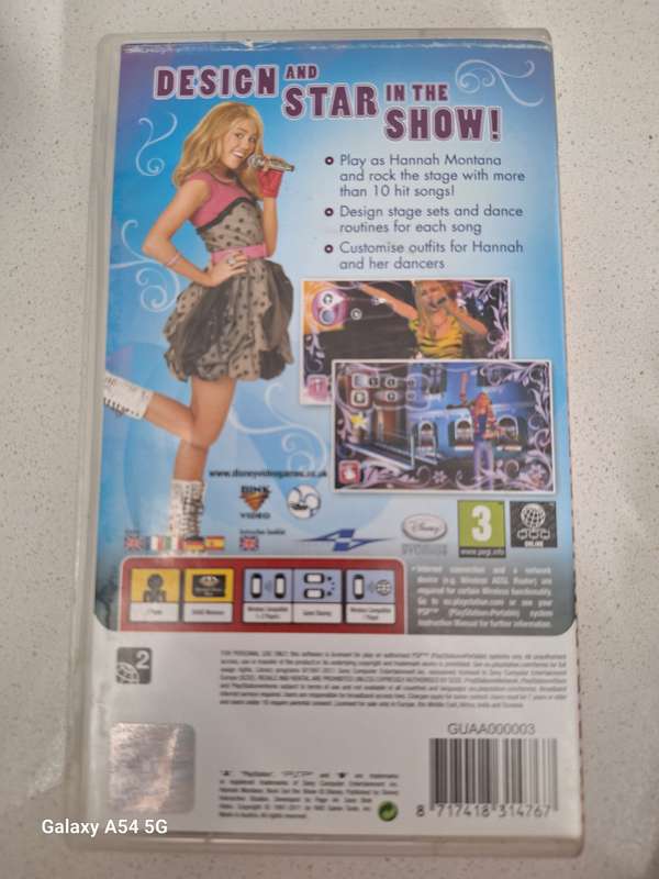 Hannah Montana: Rock Out the Show (PSP) - Essentials - NEXT BUSINESS DAY SHIPPING!