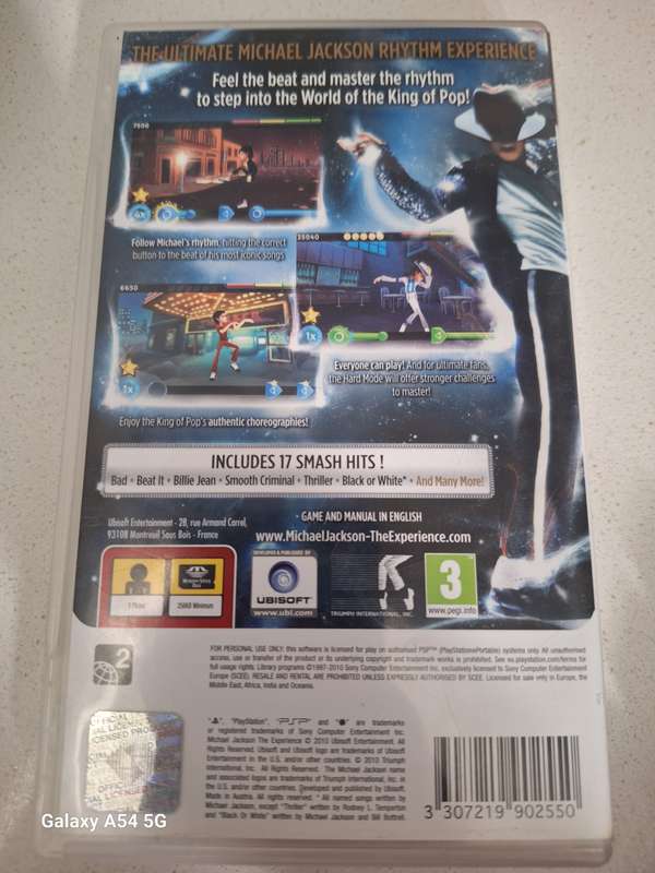 Michael Jackson The Experience (PSP) - NEXT BUSINESS DAY SHIPPING!