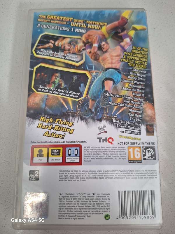 WWE All Stars (PSP) - Essentials - NEXT BUSINESS DAY SHIPPING!