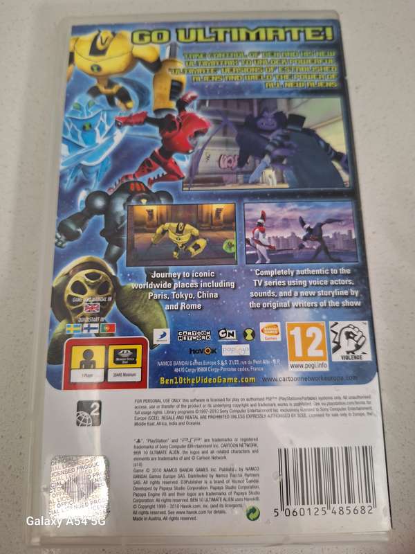 Ben 10 Ultimate Alien Cosmic Destruction (PSP) - NEXT BUSINESS DAY SHIPPING!