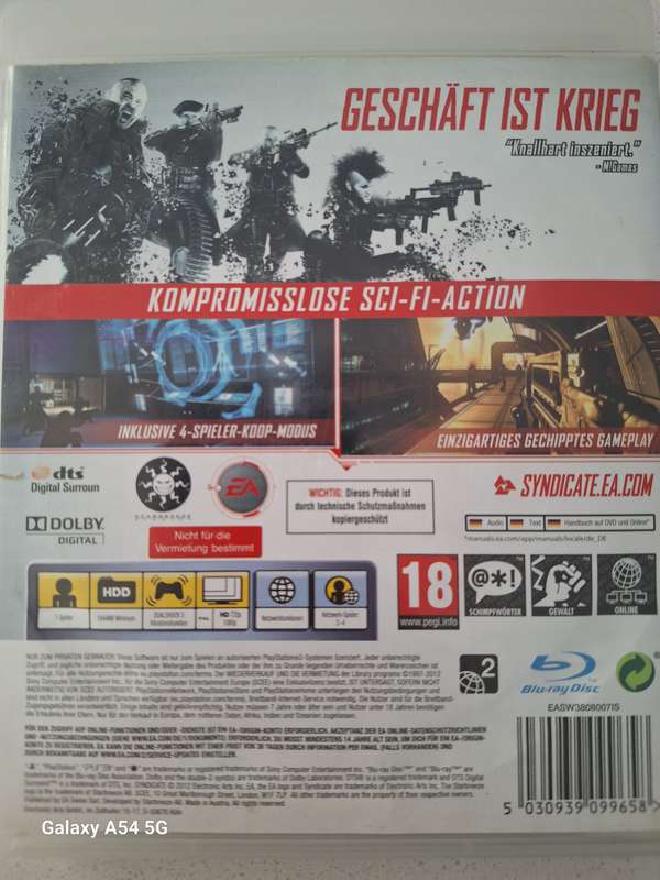 Syndicate (PS3) (Cover not English) - NEXT BUSINESS DAY SHIPPING!