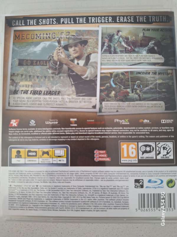 The Bureau - Xcom Declassified (PS3) - NEXT BUSINESS DAY SHIPPING!