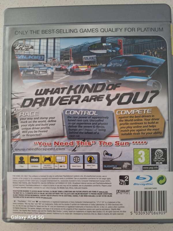 Need for Speed Shift - Platinum (PS3)
