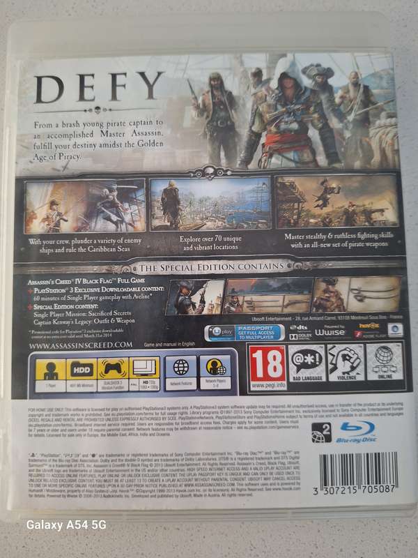 - CLEARANCE SALE ! - Assassin's Creed IV: Black Flag - Special Edition (PS3)