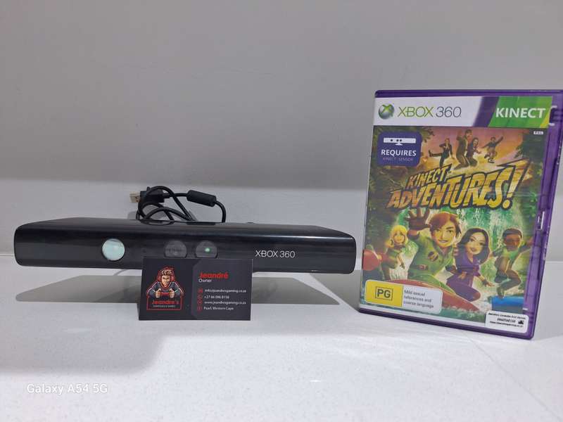 Kinect Sensor with Kinect Adventures Game (XBOX 360) / XBOX 360 KINECT WITH GAME - 14 DAYS WARRANTY!