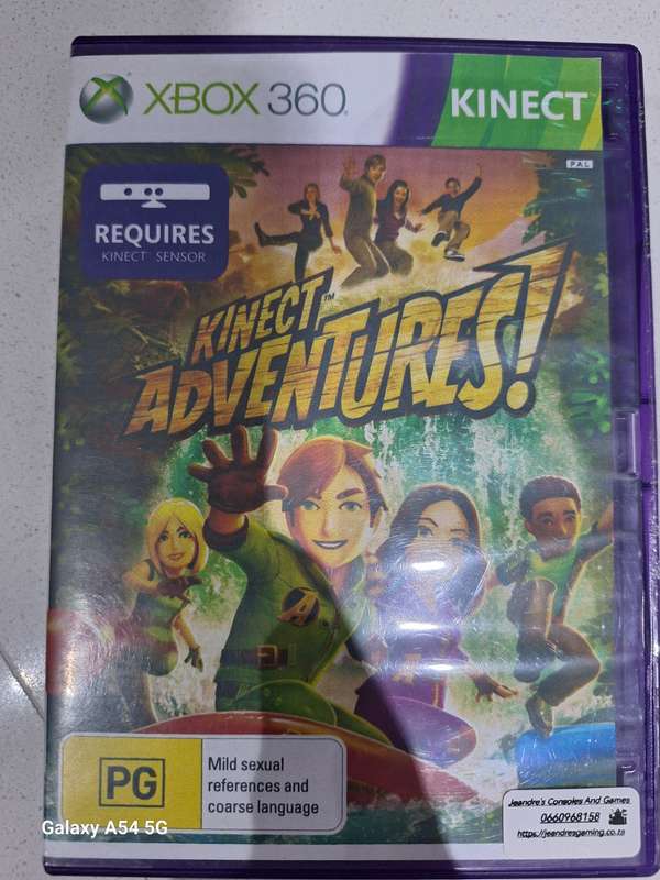 Kinect Sensor with Kinect Adventures Game (XBOX 360) / XBOX 360 KINECT WITH GAME - 14 DAYS WARRANTY!