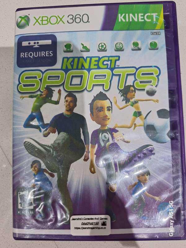 Kinect Sensor with Kinect Sports Game (XBOX 360) / XBOX 360 KINECT WITH GAME - 14 DAYS WARRANTY!