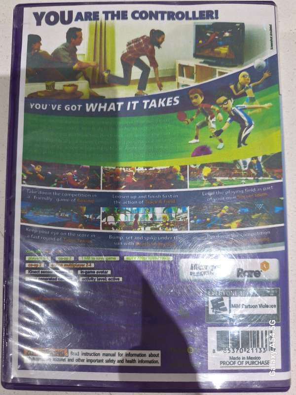 Kinect Sensor with Kinect Sports Game (XBOX 360) / XBOX 360 KINECT WITH GAME - 14 DAYS WARRANTY!