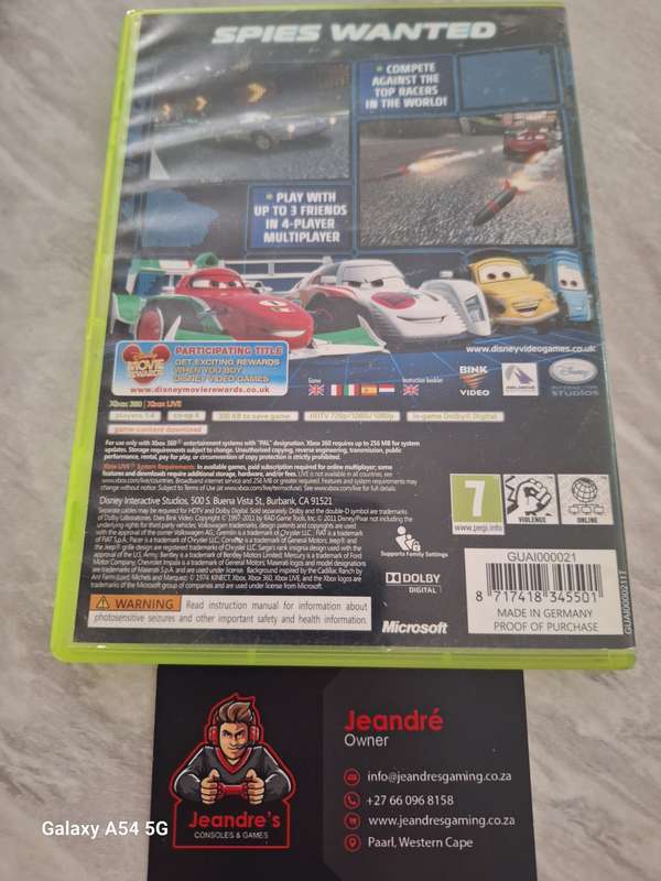 - CLEARANCE SALE! - Disney Pixar Cars 2 (XBOX 360) - Classics - NEXT BUSINESS DAY SHIPPING!