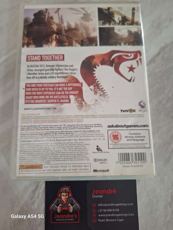 - CLEARANCE SALE! - Operation Flashpoint: Red River (XBOX 360) - NEXT BUSINESS DAY SHIPPING!