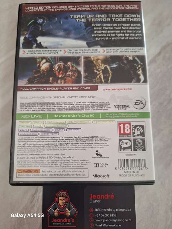 - CLEARANCE SALE! - Dead Space 3- Limited Edition (XBOX 360) - NEXT BUSINESS DAY SHIPPING!