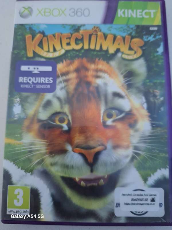 - CLEARANCE SALE! -  Kinect Sensor with KINECTIMALS Game (XBOX 360) / XBOX 360 KINECT WITH GAME