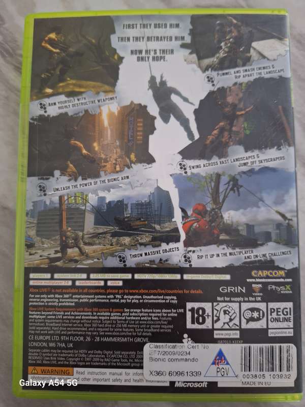SALE! Bionic Commando (XBOX 360) - NEXT BUSINESS DAY SHIPPING!