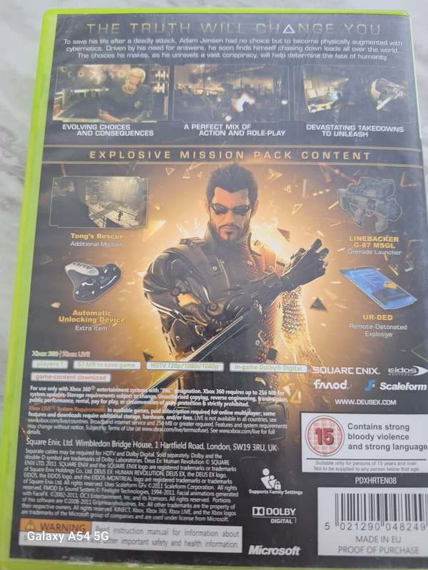 Deus Ex : Human Revolution - Limited Edition (XBOX 360) - NEXT BUSINESS DAY SHIPPING!