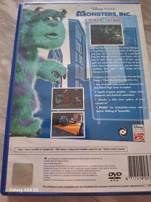 Disney/Pixar Monsters, Inc.  Scare Island (PS2)