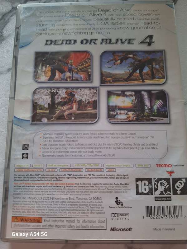Dead or Alive 4- Classics (XBOX 360) - NEXT BUSINESS DAY SHIPPING!