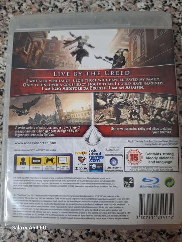 Assassin's Creed II- Game of the Year Edition (PS3) - NEXT BUSINESS DAY SHIPPING!