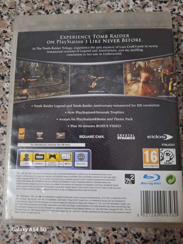 The Tomb Raider Trilogy (PS3) - NEXT BUSINESS DAY SHIPPING!