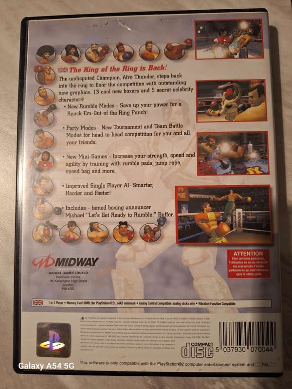 Ready 2 Rumble Boxing Round 2 (PS2) - NEXT BUSINESS DAY SHIPPING!