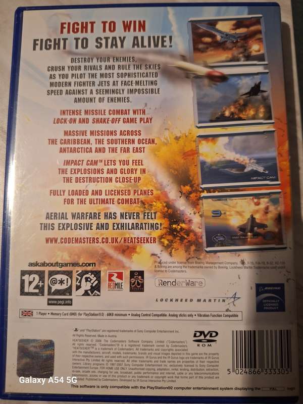 Heatseeker (PS2) - NEXT BUSINESS DAY SHIPPING!