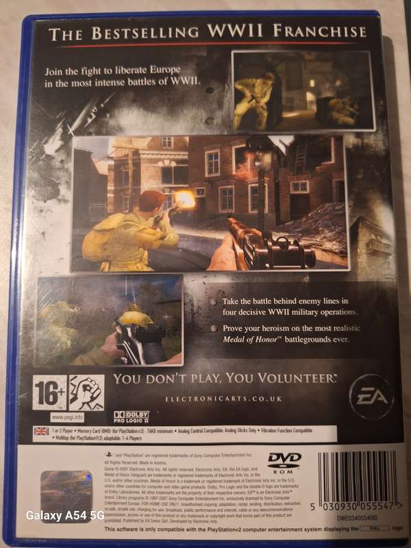 Medal of Honor Vanguard (PS2) - NEXT BUSINESS DAY SHIPPING!