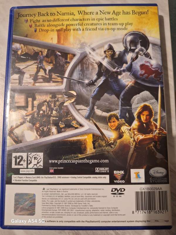 The Chronicles of Narnia: Prince Caspian (PS2) - NEXT BUSINESS DAY SHIPPING!