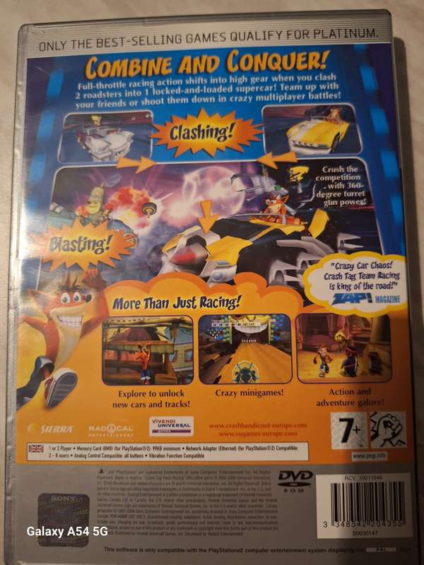 Crash: Tag Team Racing (Platinum) (PS2) - NEXT BUSINESS DAY SHIPPING!