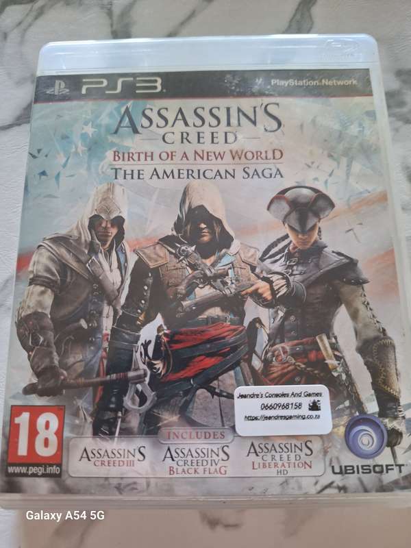 Assassin's Creed: Birth of a New World- The American Saga (PS3) - NEXT BUSINESS DAY SHIPPING!