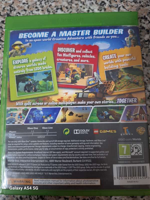 LEGO Worlds (XBOX ONE) - NEXT BUSINESS DAY SHIPPING!